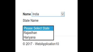 Cascade DropdownList Select List in ASPNET Core Part2 [upl. by Erickson]