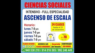 CIENCIAS SOCIALES  ASCENSO DE ESCALA 2023  LUNES 30 DE OCTUBRE [upl. by Pam12]