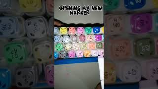 Opening my new marker very amazing marker viral newmarker opening [upl. by Nalyorf]