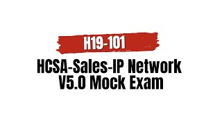 HCSASalesIP Network V50 Mock Exam [upl. by Finah397]