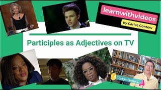 Participles as adjectives on TV ed x ing [upl. by Maddy684]