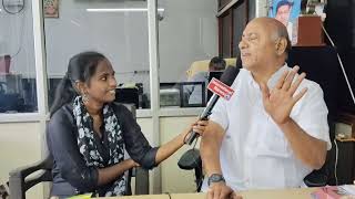 MARIYAPURAM SARPANCHALLAM BALREDDYGARITHO MUKKAMUKKINIRMALA BOOKSOWNERinterviewinternationalnews [upl. by Origra546]