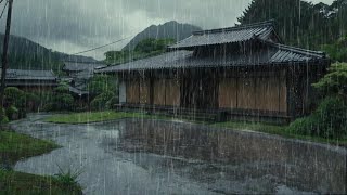 Rain on the Roof with Gentle Thunder  Cozy Ambience for Sleep and Relaxationrain [upl. by Nahsyar]