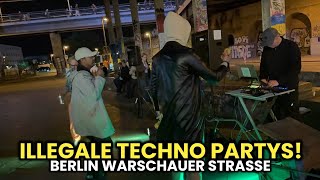 Verrückte Elektropartys in Berlin 😱🔥 Nachtleben auf der Warschauer Straße￼ 🤯 [upl. by Cyndie109]