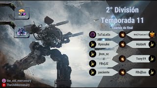 Dojo StarLeague11 2°Div Cuartos de final TaTaLeSs vs Titanium  JZ vs Tony19 [upl. by Tacita]