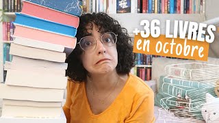 ARRIVÉE LIVRESQUE 📚 36 livres en octobre 2023 [upl. by Barra]