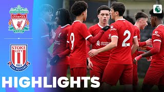 Liverpool vs Stoke City  Highlights  U18 Premier League 13012024 [upl. by Conlan855]