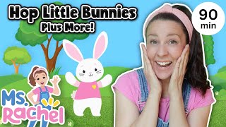 Hop Little Bunnies Hop Hop Hop  More Ms Rachel Nursery Rhymes amp Kids Songs [upl. by Emlynne733]