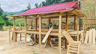 WOW THIS Small Woman Built a STILT HOUSE Thats HUGE [upl. by Mechling]