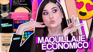 MAQUILLAJE ECONOMICO QUEDE EN SHOCK BEAUTY CREATIONS BISSU AMOR US KARA BEAUTY [upl. by Dre15]