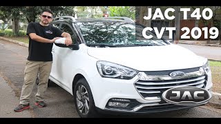 Jac T40 CVT 2019  Avaliação Completa  Carros Lab [upl. by Rotkiv]