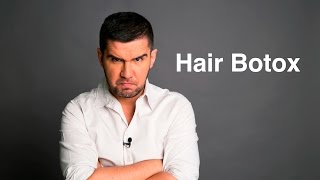 Tratamente de par care ridica semne de intrebare Hair Botox intinderea parului cu keratina [upl. by Anelrats]