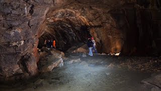 Exploring the Lava River Cave near Flagstaff [upl. by Neffets919]