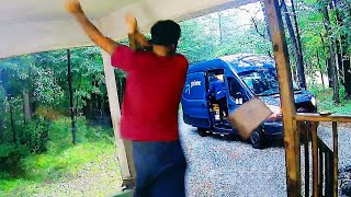 Angry Customer Throws Package at Delivery Driver [upl. by Ecirtap]