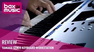 Yamaha Genos Keyboard Workstation Review  Bax Music [upl. by Shirlene]