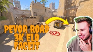 PEVOR ROAD 3K ELO FACEIT [upl. by Lledualc]