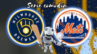 Mets vs Brewers ⚾️🔥 resumen 1 baseballgame wildcard [upl. by Mylor]