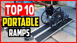 ✅Top 10 Best Portable Wheelchair Ramps of 2024 [upl. by Liagibba282]