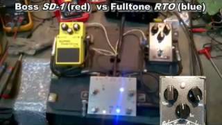 Boss SD1 vs Fulltone RTO [upl. by Etnad]