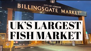 UK’s largest Fish Market Billingsgate Market London [upl. by Eisiam]