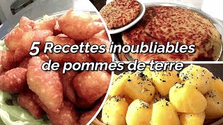 5 Recettes de Pommes de terre Maison inratables [upl. by Hsivat]