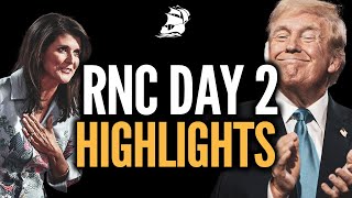 Haley amp DeSantis EMBARRASS themselves RNC Convention Day 2 Highlights [upl. by Blackington]