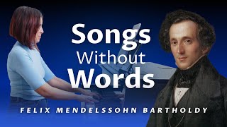 Mendelssohn  Songs Without Words Venetian Gondola Song Op 30 No 6 Piano [upl. by Onaicnop]