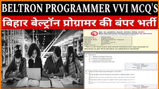 BELTRON PROGRAMMER MCQS  Previous Year Question Paper  Top 20 Mcqs Question [upl. by Hoover903]