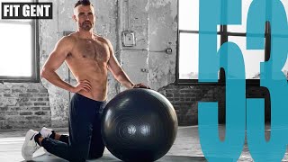 53 GYM BALL EXERCISES AND THE MUSCLES THEY TARGET [upl. by Adnilem]