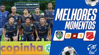 Nova Mutum x União Mogi  1°Rodada Copinha 2024  Melhores momentos [upl. by Vyky]