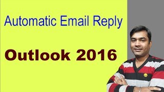 Out Of Office Message  How to create an outofoffice reply in Outlook Hindi [upl. by Barbuto]