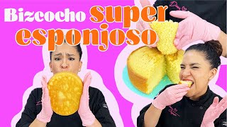 COMO HACER UN BIZCOCHO ESPONJOSO  COMO HACER BIZCOCHO DE VAINILLA ESPONJOSO [upl. by Britteny]