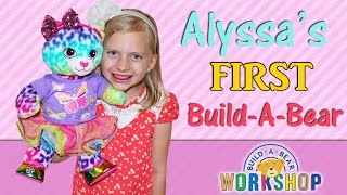 Alyssas First BuildABear [upl. by Manouch684]