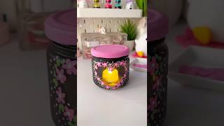 Painting on Glass Jar artshorts diy acrylicpainting shortviral diycrafts art handmade [upl. by Elvera]