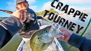 CRAPPIE FISHING TOURNAMENT On Lake Guntersville Catching BIG SLABS [upl. by Wilsey]