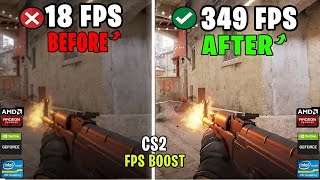 CS2 FPS Boost Settings 2024 0 Input Delay ✅ Best CS2 Settings Guide [upl. by Auqinot]