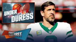 Aaron Rodgers makes ANOTHER return to Brous Under Duress list of Week 6  NFL  FIRST THINGS FIRST [upl. by Wat]