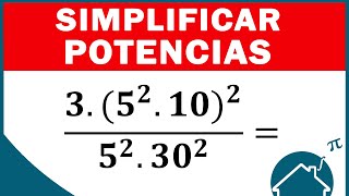 SIMPLIFICAR POTENCIAS  Ejercicios Resueltos [upl. by Corine]