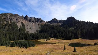 Hiking Owyhigh Lakes Mt Rainier National Park [upl. by Maurene227]