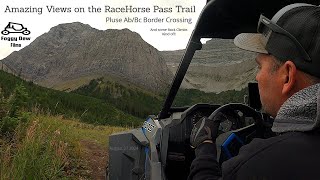 Racehorse Pass Crowsnest Pass and AbBc Border Crossing by FD and DaD 2024 [upl. by Yrtsed992]