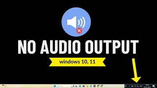 How to Fix No Audio Output Device installed Windows 11 [upl. by Yort350]