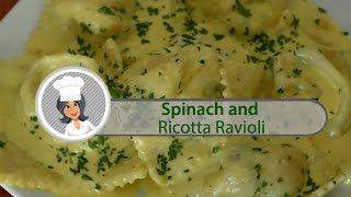 Spinach and Ricotta Ravioli by Domenicos Pizza amp Pastaria [upl. by Avilla]