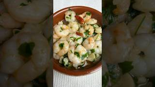 🦐GAMBAS AL AJILLO FÁCIL Y DELICIOSOGARLIC PRAWNS🦐 gambas cocina [upl. by Lonee]