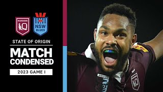 State of Origin 2023  Queensland Maroons v NSW Blues  Match Condensed  NRL [upl. by Segal]