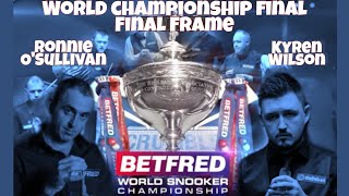 Betfred 2020 World Championship Snooker Final  Last Frame [upl. by Gayleen]