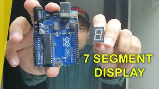 7 segment display with arduino Common anode vs cathode [upl. by Libove]