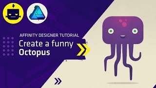 Affinity Designer Micro Tutorial Funny Octopus [upl. by Sirred406]