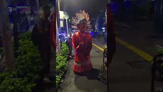 TBBAT  Jakarta Indonesia Street performer live puppet OndelOndel [upl. by Burnie]