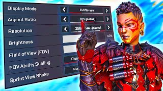 BEST APEX LEGENDS SETTINGS SEASON 20 FULL GUIDE IMPROVE FPS IMPROVE VISIBILITY [upl. by Chauncey766]