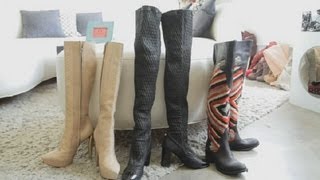 How to Wear OverKnee Boots  Chic Fashions [upl. by Tatia]